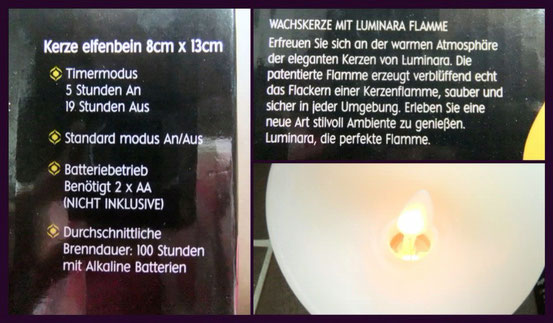 Luminara LED Kerzen mit Echtwachsmantel im Test