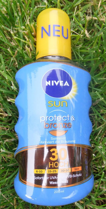 NIVEA SUN Protect & Bronze Sonnenöl LSF 30 im Test