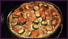 Rezept: Tomaten-Zucchini-Ziegenkäse-Tarte 